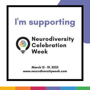 Neurodiversity Celebration Week poster